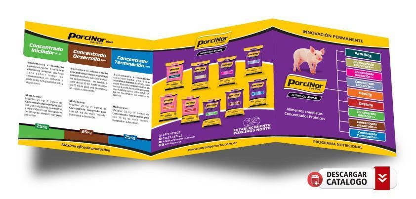 FOLLETO PORCINOR CONCENTRADOS CERDOS